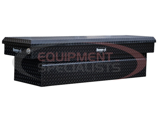 (Buyers) [1729425] 23x27x71 Inch Gloss Black Diamond Tread Aluminum Crossover Truck Box