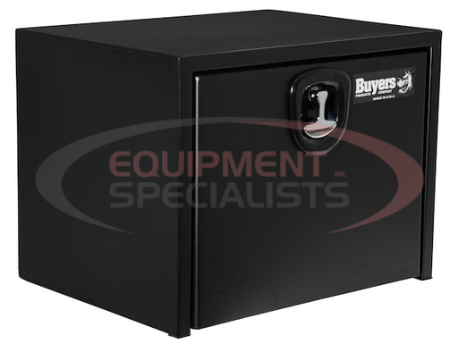 (Buyers) [1734505] 24x24x36 Inch Textured Matte Black Steel Underbody Truck Box with 3-Point Latch