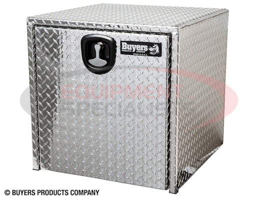 (Buyers) [1735135] 24x24x36 Inch Diamond Tread Aluminum Underbody Truck Box with 3-Pt. Latch