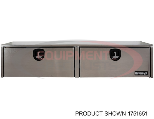 (Buyers) [1751668] 18x16x96 Inch Smooth Aluminum Topsider Truck Box