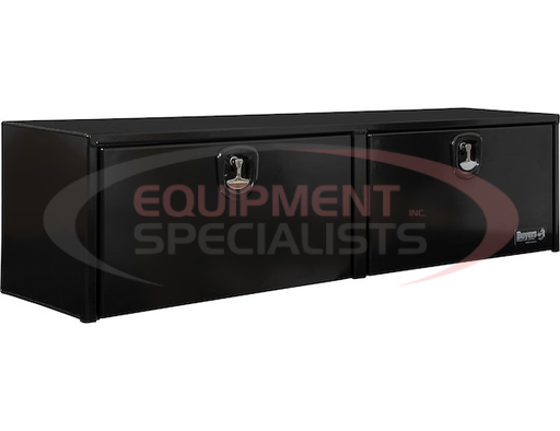 (Buyers) [1752163] 18X16X72 INCH BLACK SMOOTH ALUMINUM TOPSIDER TRUCK BOX