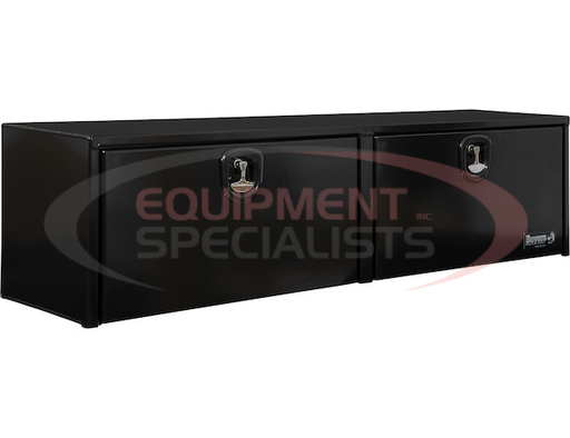 (Buyers) [1752163] 18x16x72 Inch Black Smooth Aluminum Topsider Truck Box