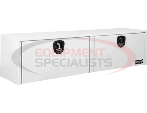 (Buyers) [1753163] 18x16x72 Inch White Smooth Aluminum Topsider Truck Box