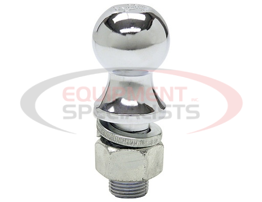 (Buyers) [1802020] 1-7/8 Inch Chrome Hitch Ball With 1 Inch Shank Diameter x 2-1/8 Inch Long