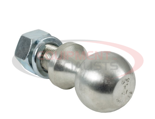 (Buyers) [1802135] 2 INCH BULK ZINC HITCH BALLS WITH 1 INCH SHANK DIAMETER X 2-1/8 LONG