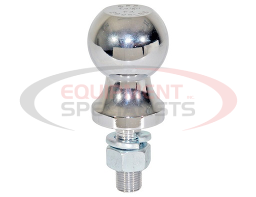 (Buyers) [1802161] 2-5/16 Inch Bulk Chrome Hitch Balls With 1 Inch Shank Diameter x 2-1/8 Long
