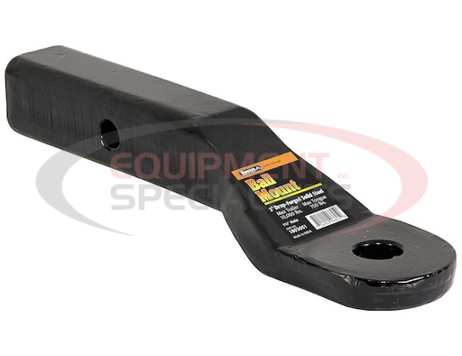 (Buyers) [1803051] 2 Inch Heavy-Duty Ball Mount 2 Inch Drop x 7-5/8 Long Tube Black For 1-1/4 Hole