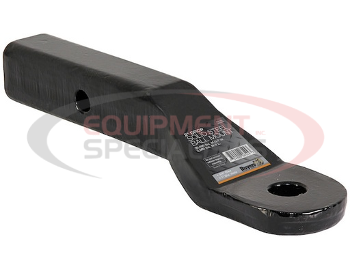 (Buyers) [1803055] 2 Inch Heavy-Duty Ball Mount 4 Inch Drop x 7-7/8 Long Tube Black For 1 Inch Hole