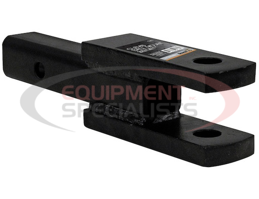 (Buyers) [1803065] 2 Inch Square Solid Shank Clevis Ball Mount Black 9-1/4 Inch Long