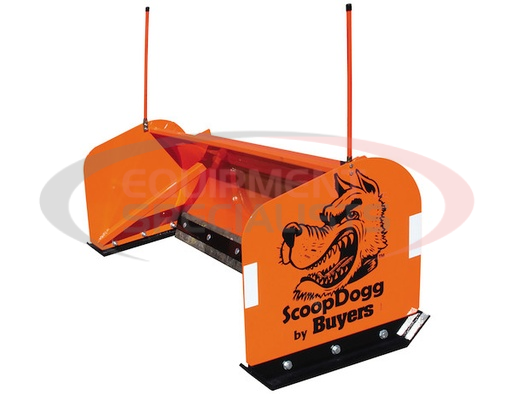 (Buyers) [2604110] Compact Snow Pusher - 10 Foot