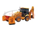 SCOOPDOGG? BACKHOE SNOW PUSHER WITH TRIP EDGE 12 FOOT WIDE