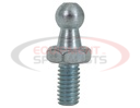 10 MM Ball Stud w/ 5/16-18 in. Threaded Stud - Zinc Plated