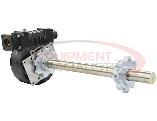 (Buyers) [3010847] Replacement 50:1 Gearbox Assembly with 2 Inch Shaft and Sprockets