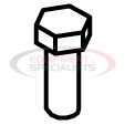 (Boss) [HDW01717] HHCS, 3/8-16X1 NC GR5 PLT