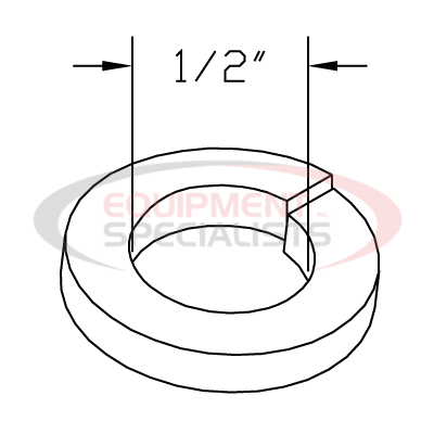 WASHER, 1/2, SPLIT LOCK, YZN