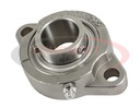 REPLACEMENT 2-HOLE 1 INCH FLANGED STAINLESS STEEL AUGER BEARING FOR SALTDOGG® SHPE SERIES SPREADERS