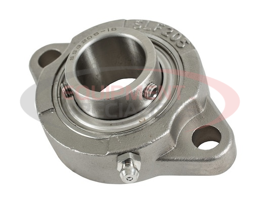 (Buyers) [3018919] REPLACEMENT 2-HOLE 1 INCH FLANGED STAINLESS STEEL AUGER BEARING FOR SALTDOGG? SHPE SERIES SPREADERS