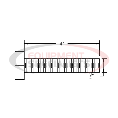 HHCS, 3/4-10X4, NC, GR5, YZN