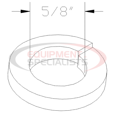 WASHER-LOCK, SPLIT, 5/8, YZN