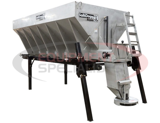 (Buyers) [3025886] SaltDogg? Black Powder-Coated Spreader Stand - 12 To 13 Foot