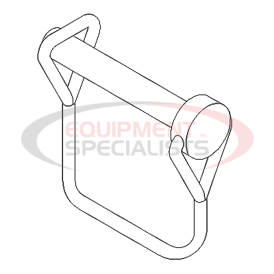 (Boss) [HDW05513] JACK STAND, STOP PIN, RTII ONLY