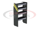 STEEL SHELVING UNIT FOR HIGH ROOF VAN, 14" X 62" X 36"