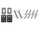 MOUNTING HARDWARE KIT FOR WC100609 STEEL MOTORCYCLE CHOCK