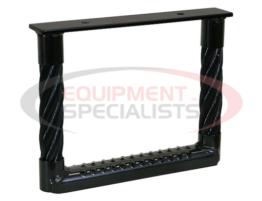 (Buyers) [5230912] Black Powder Coated Cable Type Truck Step - 9 x 12 x 1.38 Inch Deep