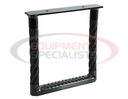 Black Powder Coated Cable Type Truck Step - 12 x 12 x 1.38 Inch Deep