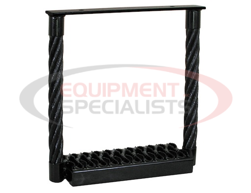 (Buyers) [5231515] Black Powder Coated Cable Type Truck Step - 15 x 15 x 4.75 Inch Deep
