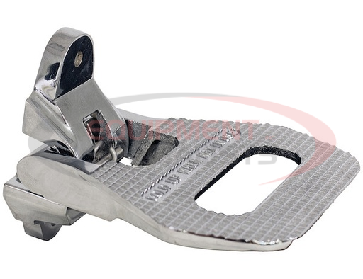 (Buyers) [5236587] FOLDING STEP, POLISHED STAINLESS STEEL