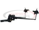 WEIGHT DISTRIBUTING HITCH - TRUNNION BAR-BLACK POWDER COATED