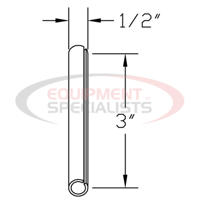 (Boss) [HDW07394] PIN-ROLL, 1/2X3, YZN, (11'3 PLOW)