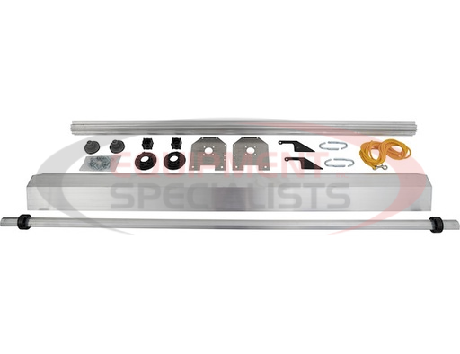 (Buyers) [5542000] 96 Inch Aluminum Tarp System with Deflector (Less Tarp)