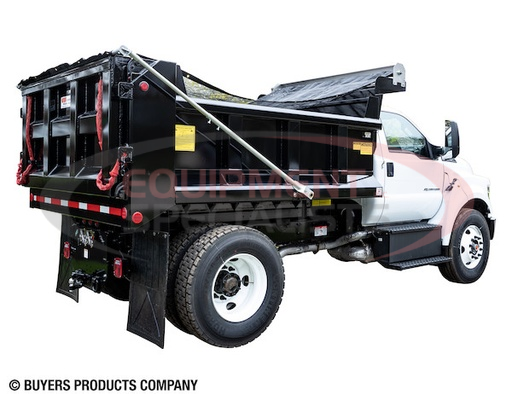 (Buyers) [5548300] 8-19 Foot Steel Tarp Kit 600W/90:1 Gear Motor - 4 Springs With Wind Deflector