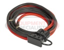 6 Foot Long Battery Side Booster Cables With Gray Quick Connect