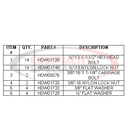 KIT-HARDWARE, BLADE WING EXT