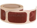 3.5 Inch Red Rectangular DOT Stick-On Reflectors - 500 Per Roll