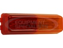 3.75 INCH AMBER/RED RECTANGULAR MARKER/CLEARANCE LIGHT WITH 2 LED