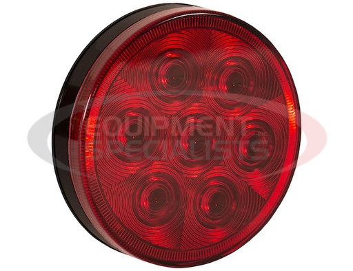 (Buyers) [5624156] 4 INCH RED ROUND STOP/TURN/TAIL LIGHT WITH 7 LEDS - LIGHT ONLY