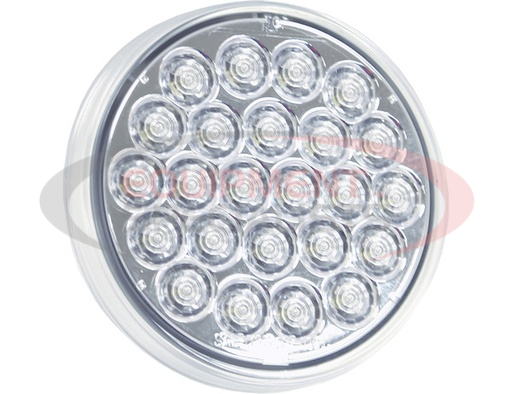 (Buyers) [5624325] 4 Inch Clear Round Backup Light with 24 LEDs (Sold in Multiples of 10)