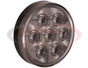 4 INCH CLEAR ROUND BACKUP LIGHT WITH 7 LEDS KIT - INCLUDES GROMMET AND PLUG