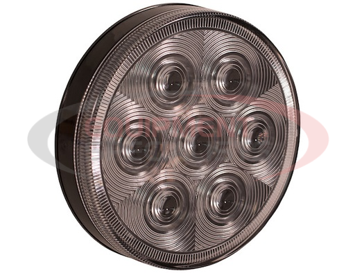 (Buyers) [5624357] 4 Inch Clear Round Backup Light With 7 LEDs Kit - Includes Grommet and Plug