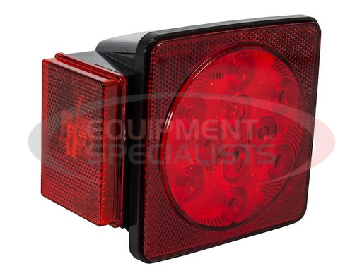 (Buyers) [5625111] PASSENGER SIDE 5 INCH BOX-STYLE LED STOP/TURN/TAIL LIGHT FOR TRAILERS UNDER 80 INCHES WIDE