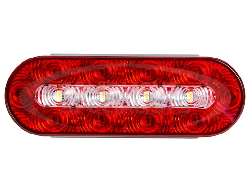 (Buyers) [5626131] 6 Inch Oval Combination Stop/Turn/Tail &amp; Backup Light Kit (Includes Grommet and Plug)