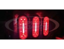 6 INCH OVAL STOP/TURN/TAIL + BACKUP COMBINATION LIGHT WITH LIGHT STRIPE LED TUBES