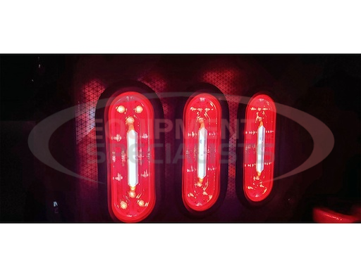 (Buyers) [5626132] 6 INCH OVAL STOP/TURN/TAIL + BACKUP COMBINATION LIGHT WITH LIGHT STRIPE LED TUBES