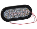 Bulk 6 Inch Clear Oval Backup Light With 24 LEDs (Sold in Multiples of 10)