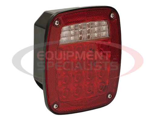 (Buyers) [5626734] Passenger Side 5.75 Inch Red Stop/Turn/Tail Light