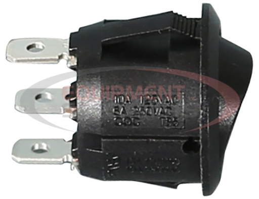 (Buyers) [6391103] On/Off/On Mini Round Rocker Switch Black